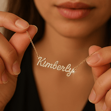 Load image into Gallery viewer, Personalized Diamond Name Necklace