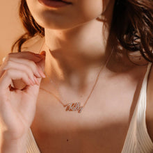 Load image into Gallery viewer, Personalized Diamond Name Necklace