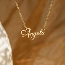 Load image into Gallery viewer, Personalized Heart Name Necklace