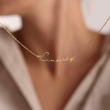 Load image into Gallery viewer, Personalized Signature Necklace