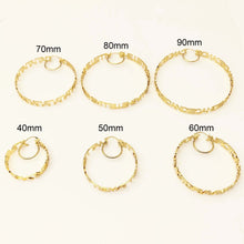 Load image into Gallery viewer, Custom Name Hoop Earrings