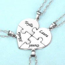 Load image into Gallery viewer, Heart Puzzle Necklace / Keychain