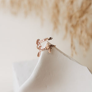Personalized Name Ring