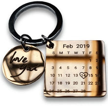 Load image into Gallery viewer, Personalized Calendar Keychain