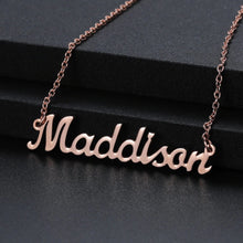Load image into Gallery viewer, Personalized One Name Necklace